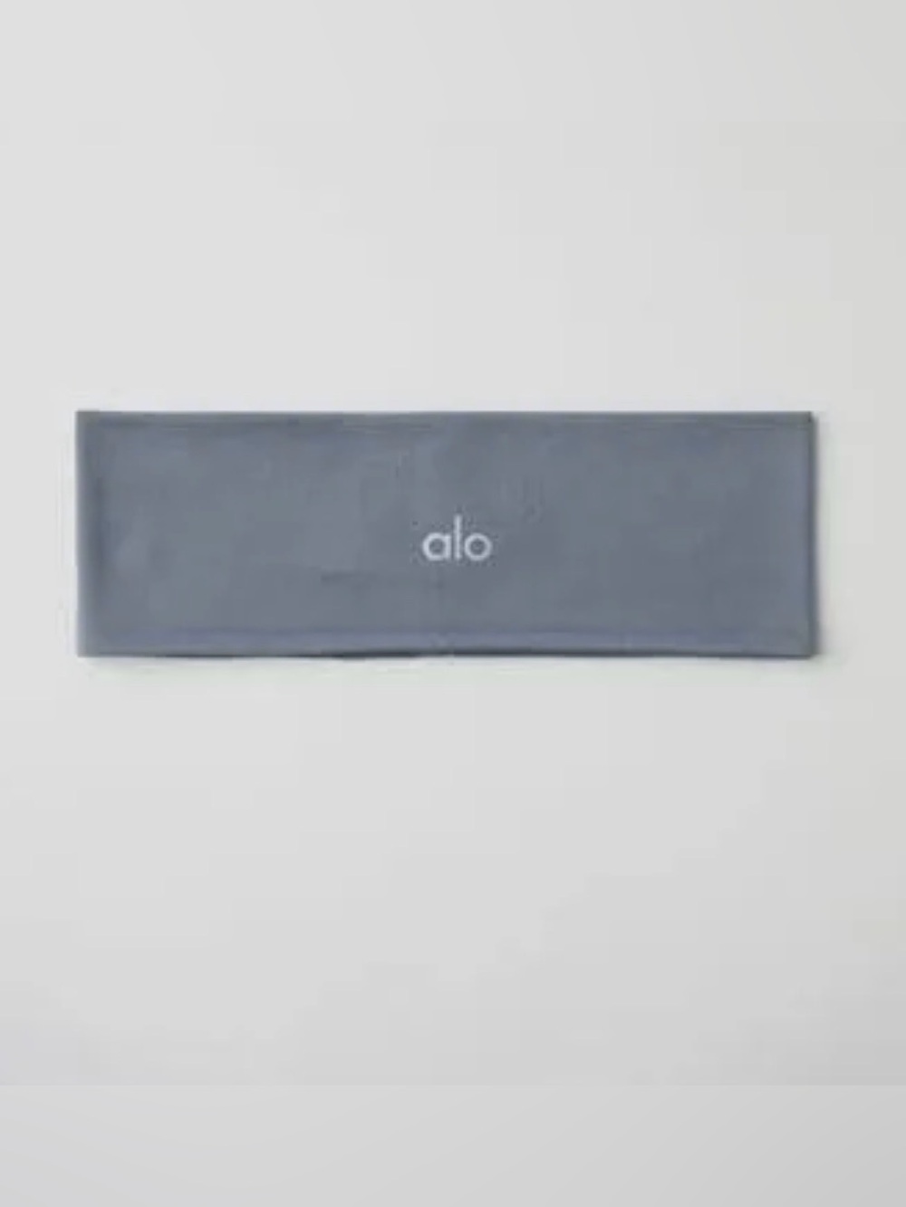 Alo Yoga Performance Conquer Headband Steel Grey